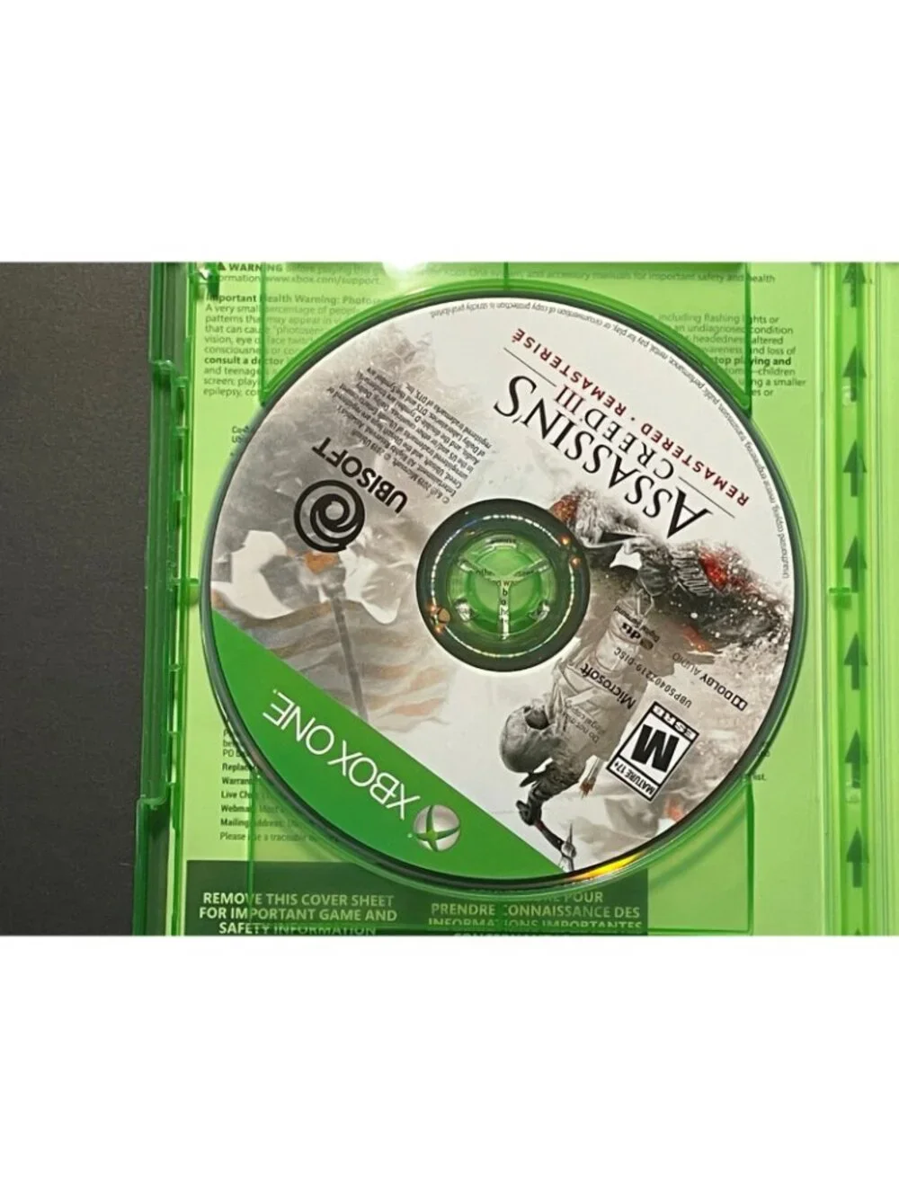 Assassins Creed III Remastered -XboxOne